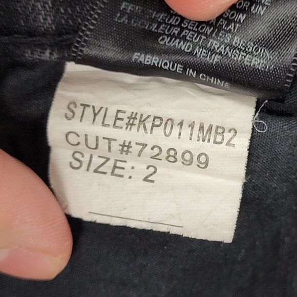 KUT FROM THE KLOTH KP011MB2 Black Mid Rise Bootcut Stretch Denim Jeans SIZE 2 - Picture 14 of 14